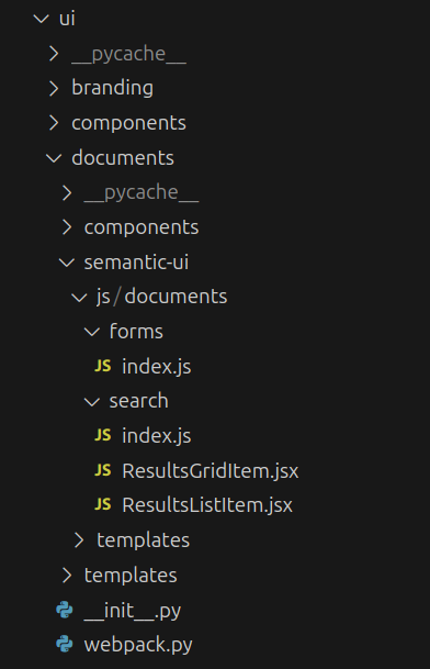 ui folder structure
